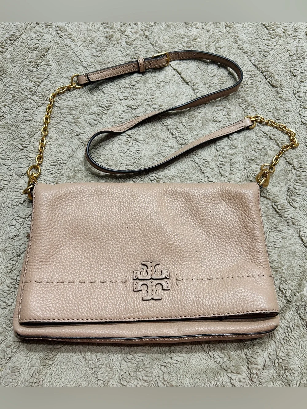 Tory Burch McGraw Fold-Over Crossbody Bag